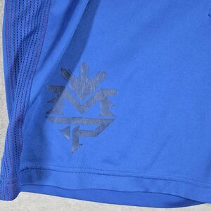 Nike Shorts Mens Medium Blue Gold Manny Pacquiao Pac Man DriFit Boxing Training